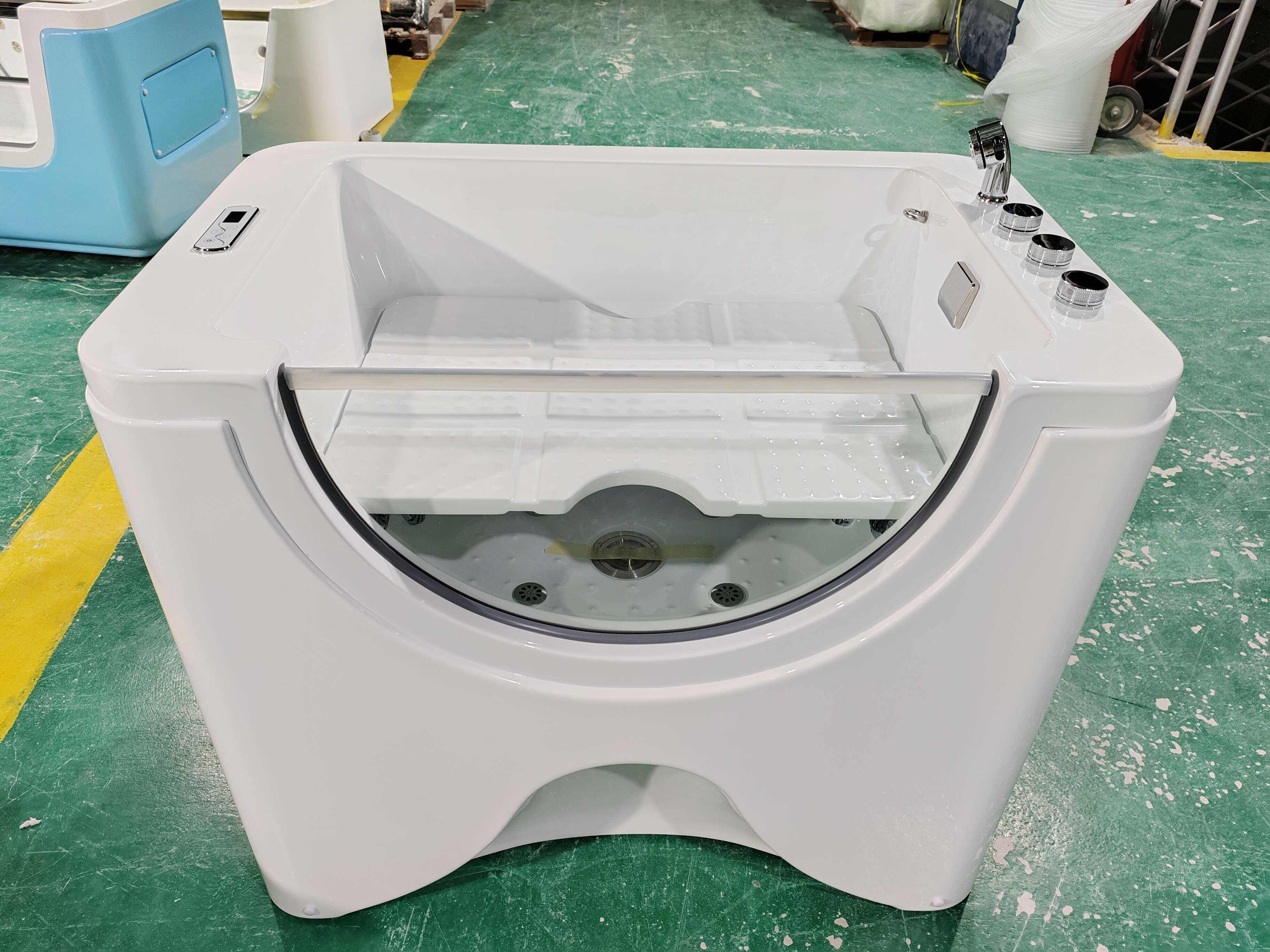 EUR PETCat and Dog Cleaning Grooming Spa Bathtub Freestanding Adjustable Grooming Salon Massage Pet Bathtub