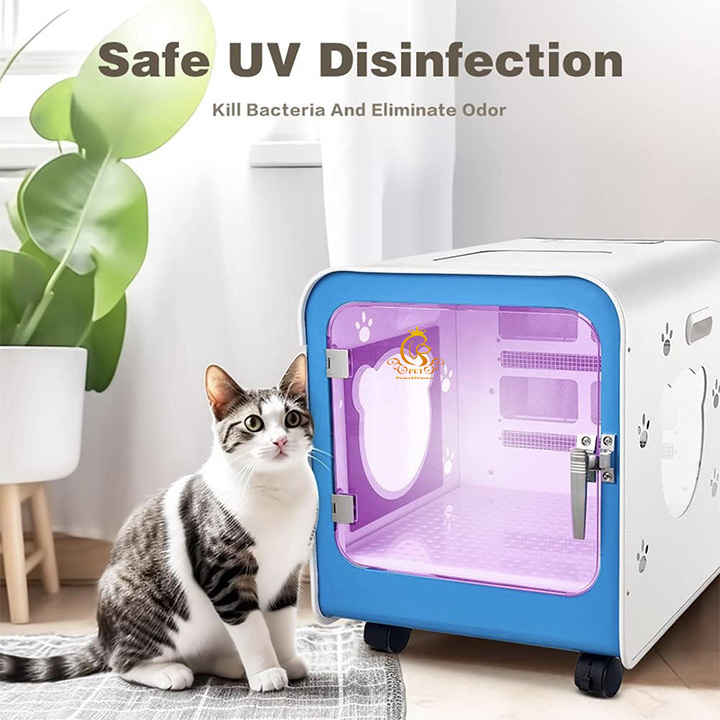 EUR PET Professional Smart Pet Hair Dryer Cabinet Veterinary Equipment for Pet Cleaning and Bathing