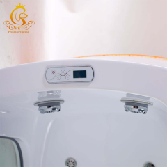 EUR PET Freestanding Pet Spa Bathtub With Ozone Spa Dog Bathtub Massage Machine Air Bubble Feature for Pet Cleaning Bathing