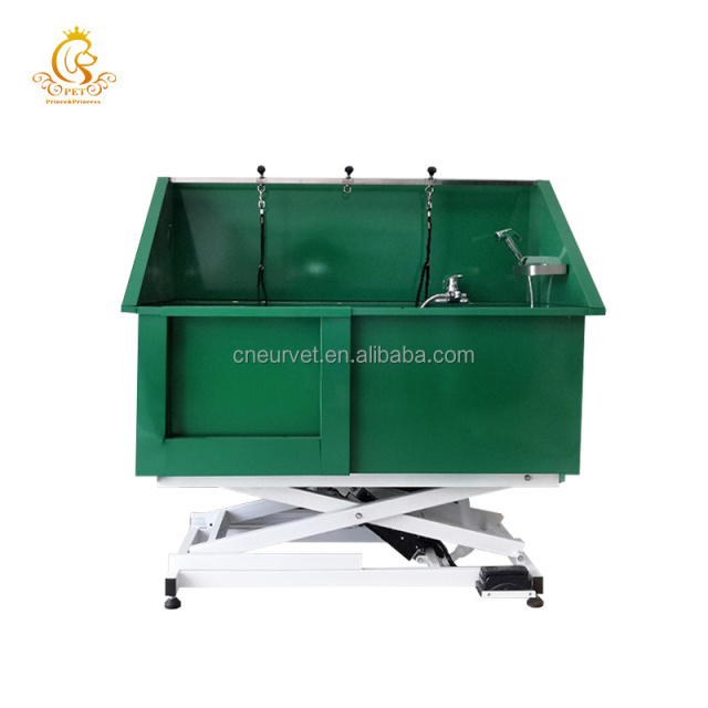 EUR PET Wash Pet Grooming Tubs Portable Electric Lifting Dog Bath Tub Folding Stainless Steel Pet Tub