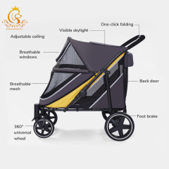EUR PET New Model Factory Wholesale Low Price Good Quality Dog Stroller for Larger Dogs
