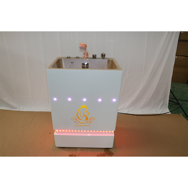 EUR PET Factory Customized White Cat and Dog Pet Spa Massage Bathtub Hydrotherapy Constant Temperature Bath Basin Pet Bathtub