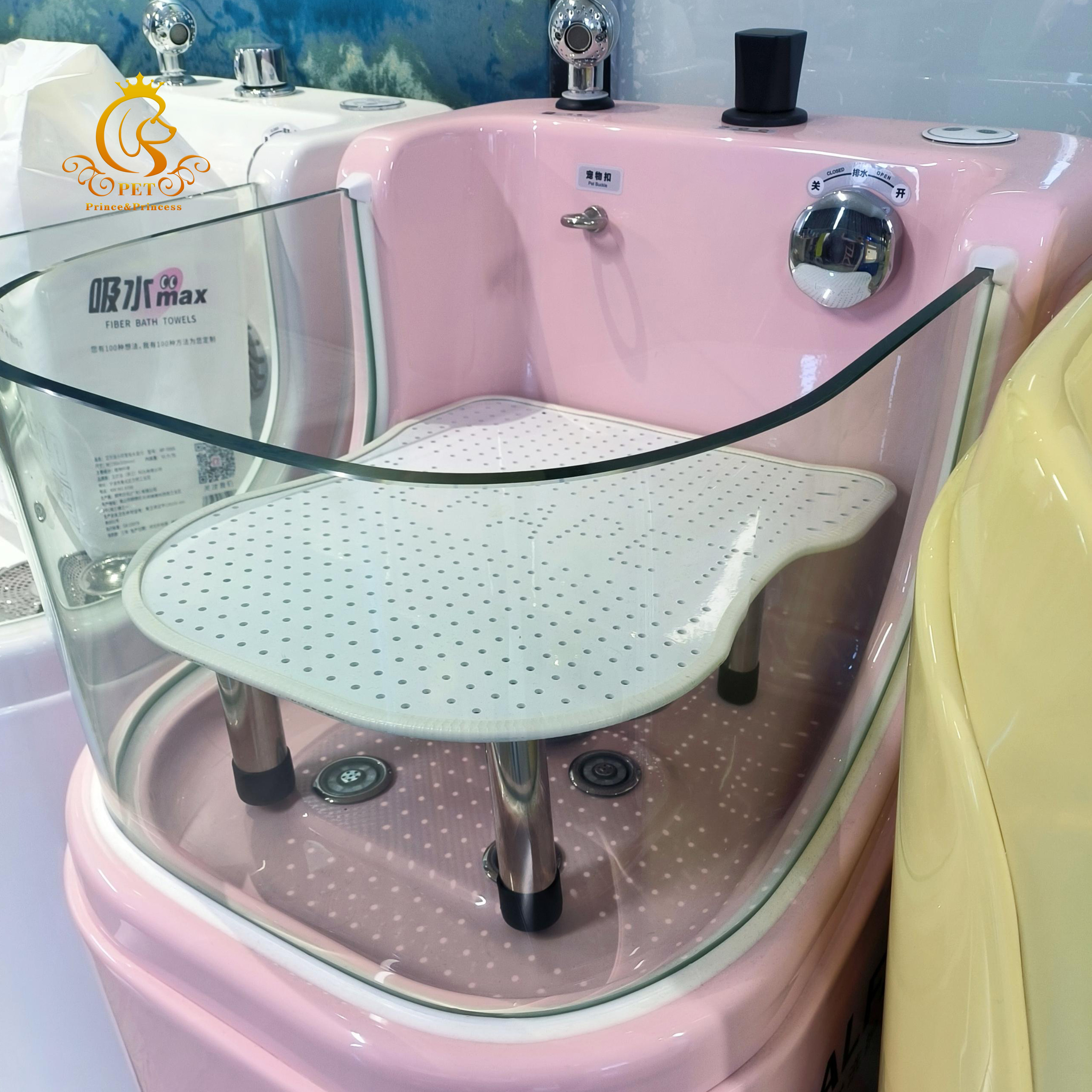 EUR PET Best Seller Pet Spa Bathtub Multifunctional With Surf and Lights Dog Milk Tub for Pet Shower and Grooming
