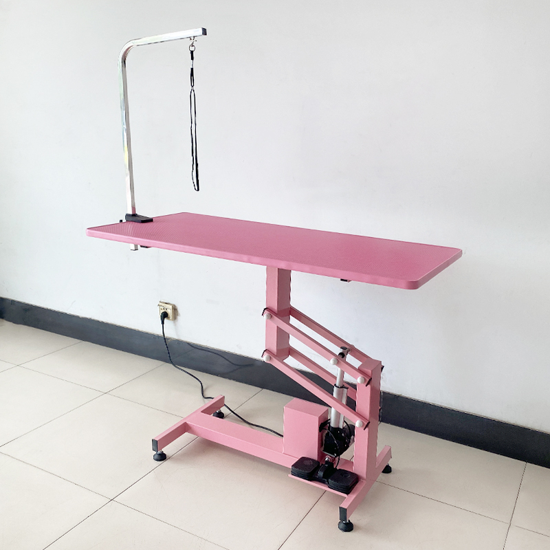 EG-1  PVC Anti-slip Electric Lifting Square Grooming Table for Pet Haircutting, Shaving, Trimming and Styling