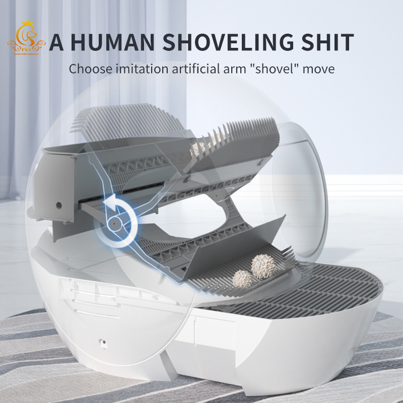 EUR PET Hot Sale Automatic Self-cleaning Litter Box With App Control Odor Removal Automatic Cat Litter for Cats Price