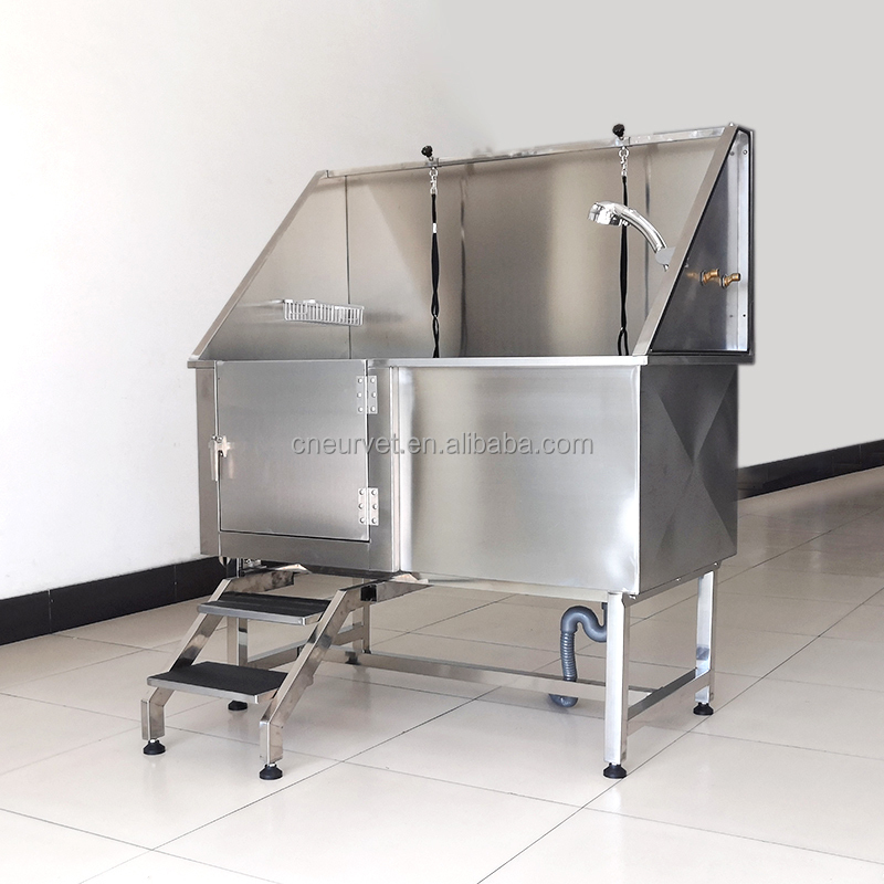 EUR PET Professional 304 Stainless Steel Dog Bathtub for Cleaning & Grooming Dog Washing Bathtubs for Pet Owners and Shops