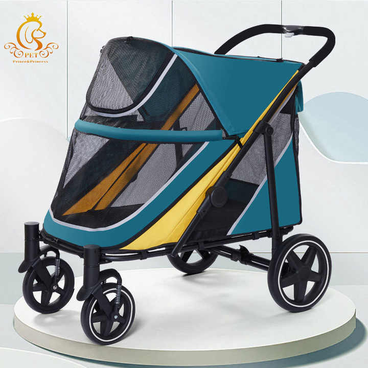 EUR PET New Model Factory Wholesale Low Price Good Quality Dog Stroller for Larger Dogs
