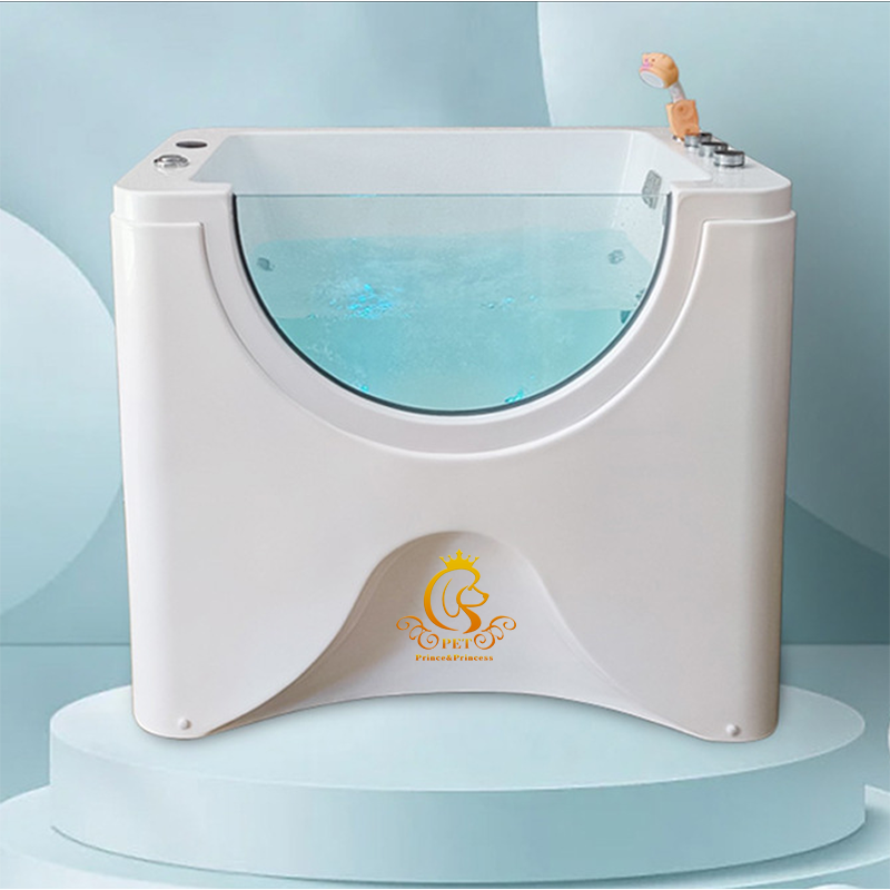 EUR PETCat and Dog Cleaning Grooming Spa Bathtub Freestanding Adjustable Grooming Salon Massage Pet Bathtub