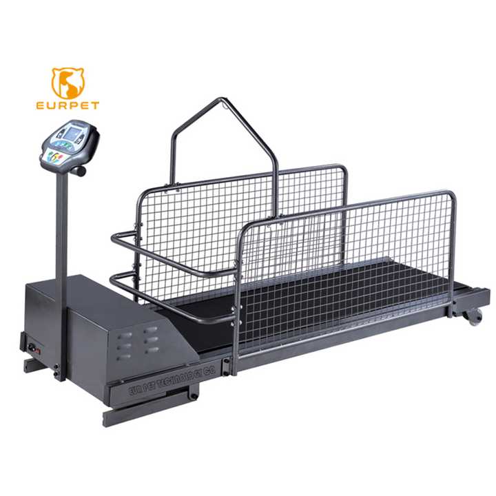 EUR VET Portable Metal Treadmills for Pets for Home Use Walking Running Exercise Treadmill Curved LED Display.