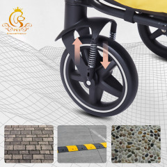EUR PET Pet Product Large Dogs Stroller Dog Stroller Luxury 4 Wheels Pet for Dog New Design High Quality