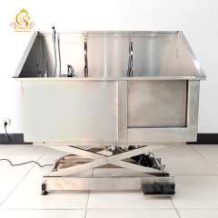 EUR PET Cheap Price Stainless Steel Electric Lifting Pet Bath Sink Pet Spa Bathtub for Dog Cleaning & Grooming Product