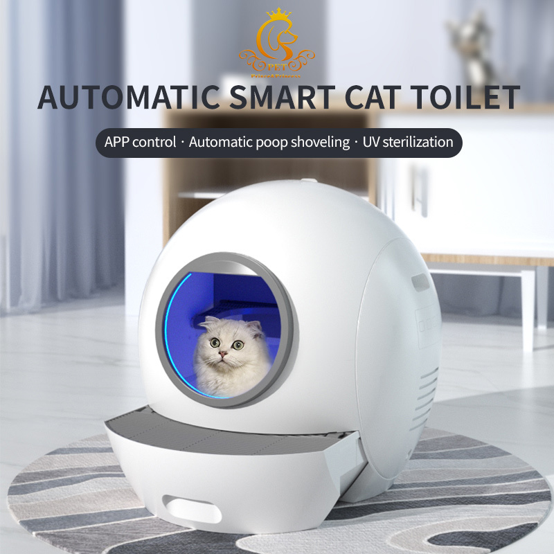 EUR PET Hot Sale Automatic Self-cleaning Litter Box With App Control Odor Removal Automatic Cat Litter for Cats Price