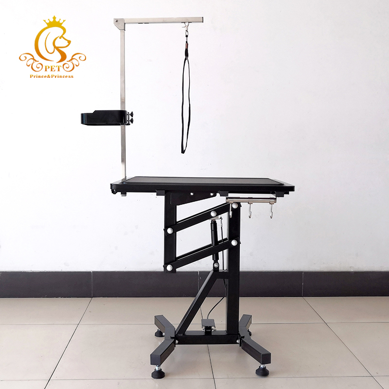 EUR PET Most Popular Hydraulic Dog Grooming Table with Arm Hydraulic Air Lifting Pet Grooming Table for Pet Grooming Shops