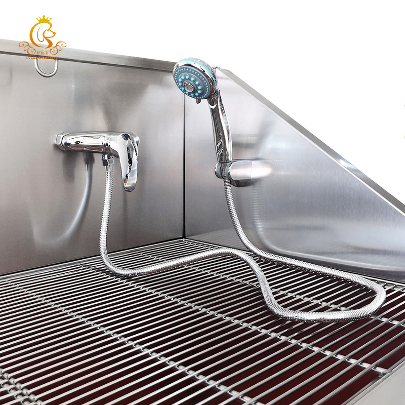 EUR PET Pet Stainless Steel Washing Grooming Station Professional Dog Bathtub For Animal Wash Sink With Dryer