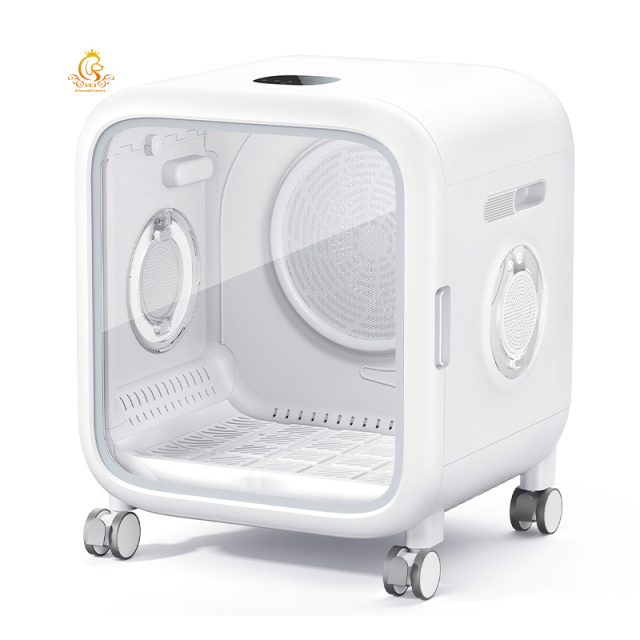 EUR PET Intelligent Automatic ABS Pet Dryer Cat and Dog Hair Drying Box with Natural Wind Plastic Grooming Tool