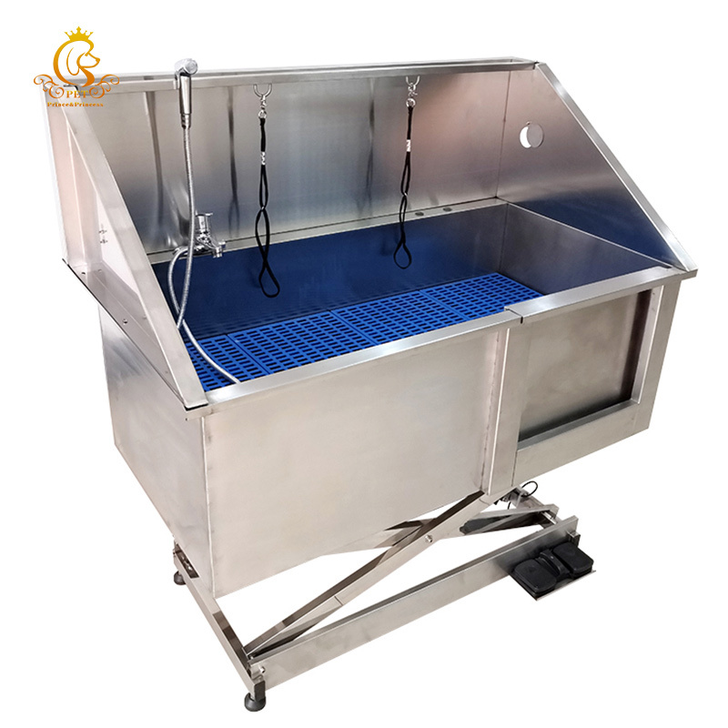 EUR PET Cheap Price Stainless Steel Electric Lifting Pet Bath Sink Pet Spa Bathtub for Dog Cleaning & Grooming Product