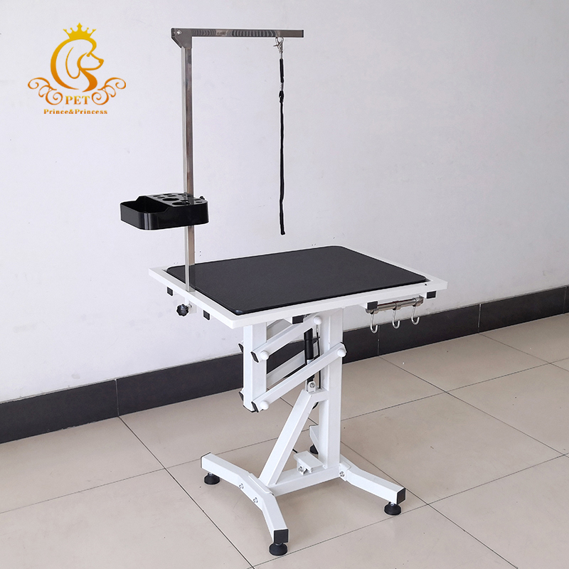 EUR PET Most Popular Hydraulic Dog Grooming Table with Arm Hydraulic Air Lifting Pet Grooming Table for Pet Grooming Shops
