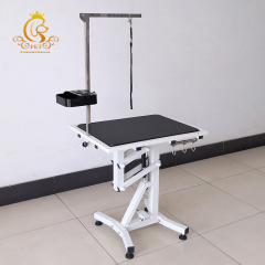 EUR PET Most Popular Hydraulic Dog Grooming Table with Arm Hydraulic Air Lifting Pet Grooming Table for Pet Grooming Shops
