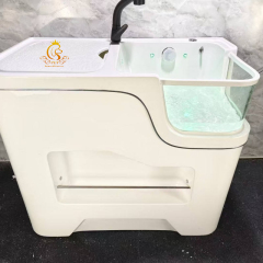 EUR PET Electric Pet Spa Bathtub Ozone Milk Bath Acrylic Bathtub for Dog & Cat Grooming for Pet Cleaning & Bathing