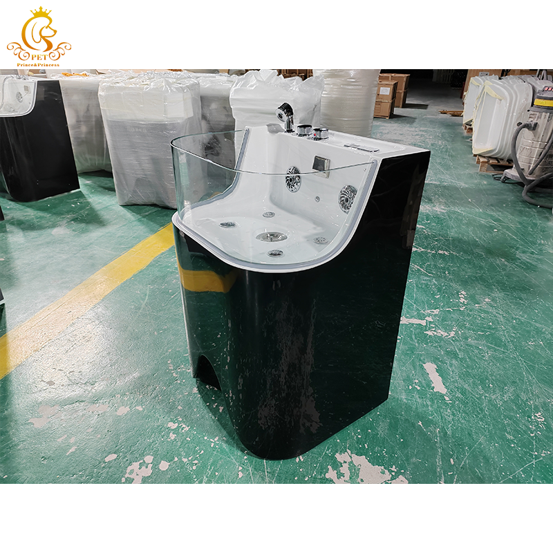 EUR PET Wholesale Freestanding Acrylic Pet Grooming Bath Tub Pet Spa Whirlpool Massage Bathtub for Pets