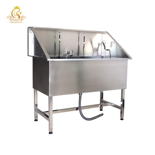 EUR PET Pet Stainless Steel Washing Grooming Station Professional Dog Bathtub For Animal Wash Sink With Dryer