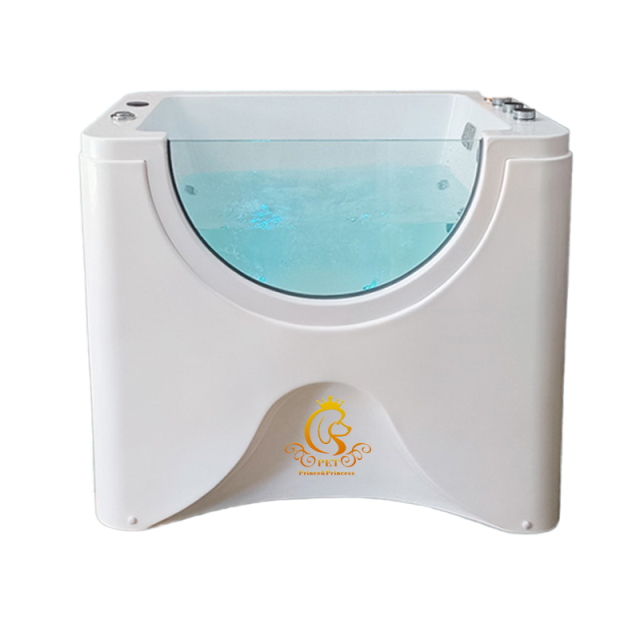 EUR PETCat and Dog Cleaning Grooming Spa Bathtub Freestanding Adjustable Grooming Salon Massage Pet Bathtub