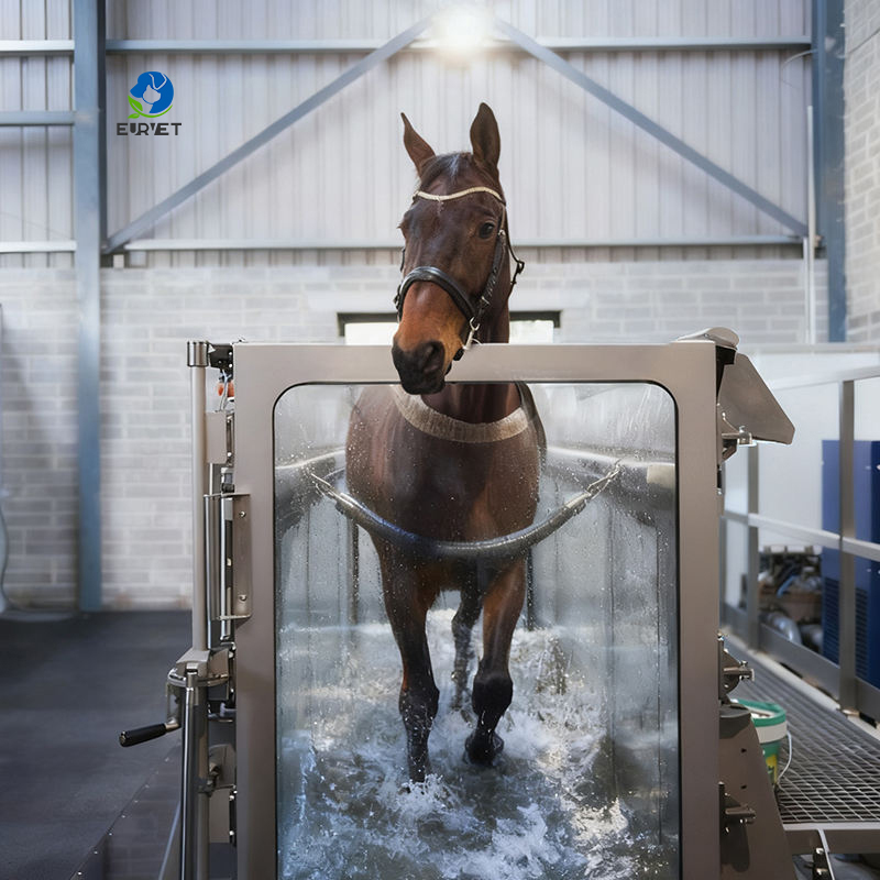 EUR PET High Speed Equine Horse Underwater Aqua Treadmill with Stainless Steel Construction Soft & Eco-Friendly Design