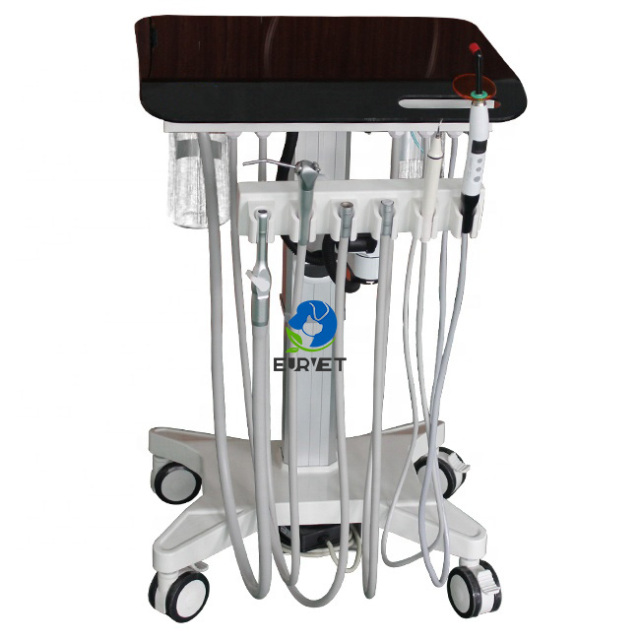 EUR VET Manufacturer Supply Price Dental Cart Equipment Mobile Chair Portable Dental Delivery Unit Vet