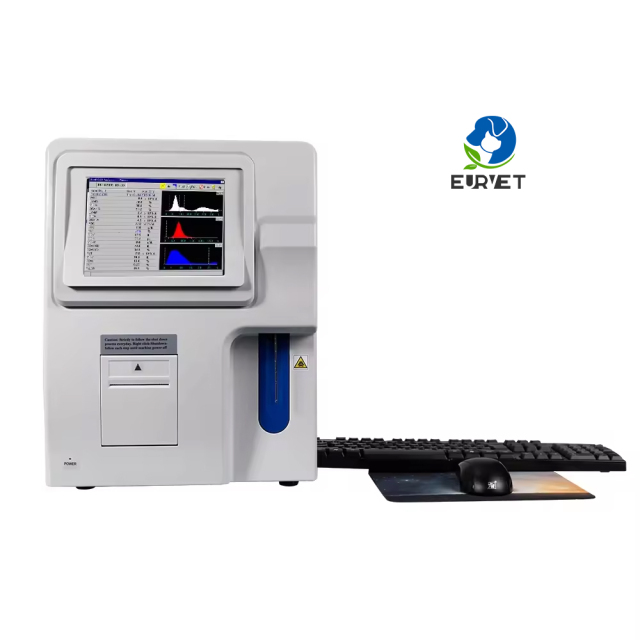 EURVET Good Quality Touch Screen Full-auto Human&Vet Hematology Analyzer 3 Part With Open System