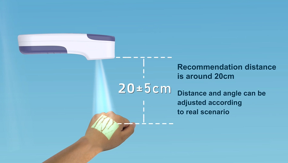 EUR VET Factory Price  Veterinary Equipment Vein Portable Finder and Locator Vain Viewer Infrared Human Facial Body