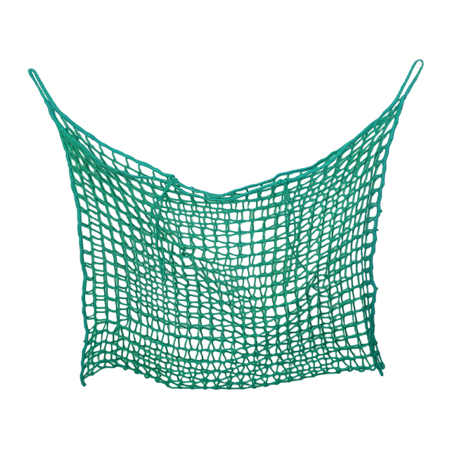PP Slow Feeder Hay Nets for Horse Ingesting Hay Netting 4 ft X 3 ft Size with Hang Loops and Tie Rope in the Middle