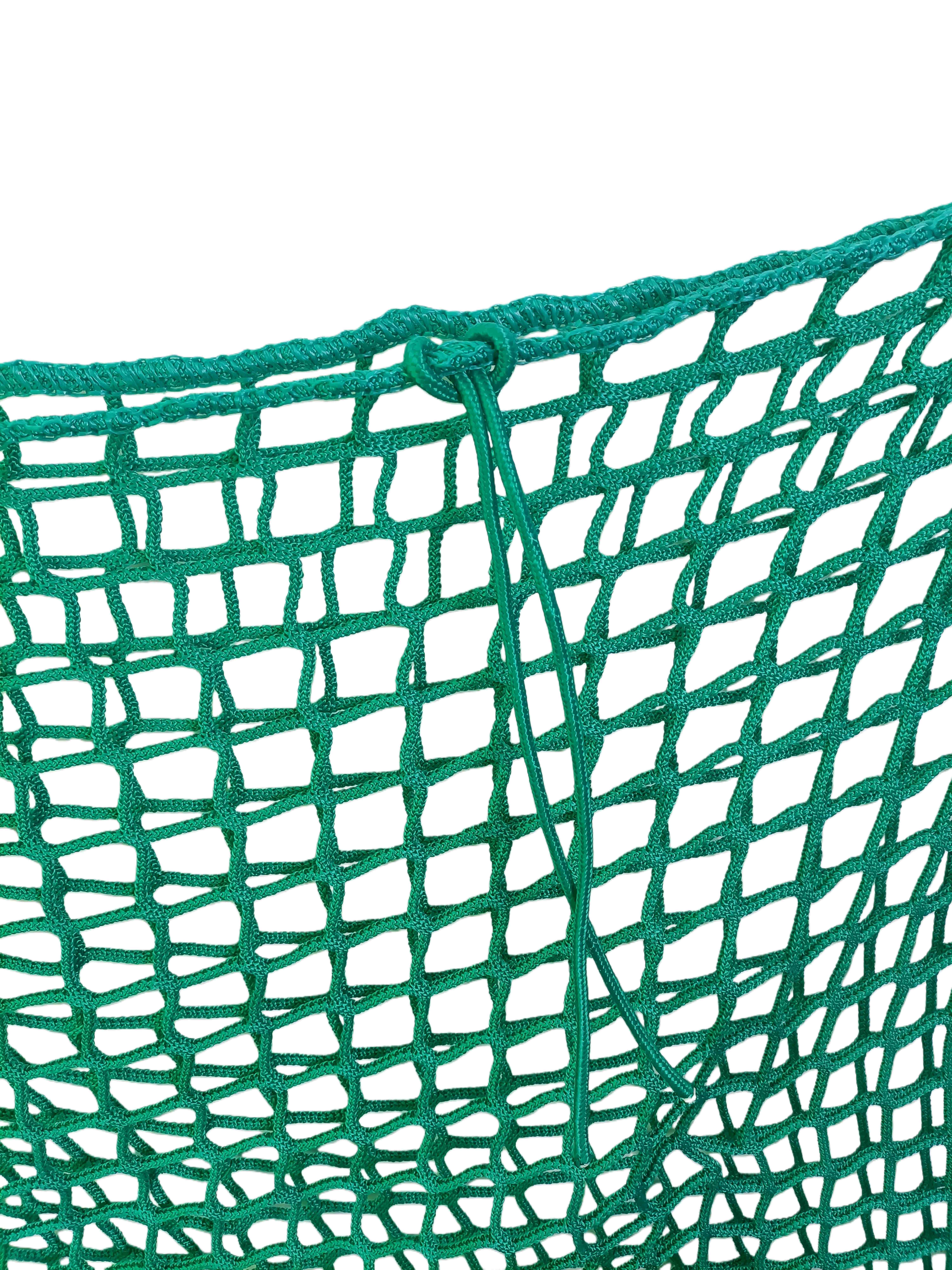 PP Slow Feeder Hay Nets for Horse Ingesting Hay Netting 4 ft X 3 ft Size with Hang Loops and Tie Rope in the Middle