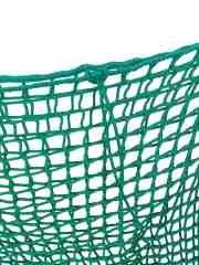 PP Slow Feeder Hay Nets for Horse Ingesting Hay Netting 4 ft X 3 ft Size with Hang Loops and Tie Rope in the Middle
