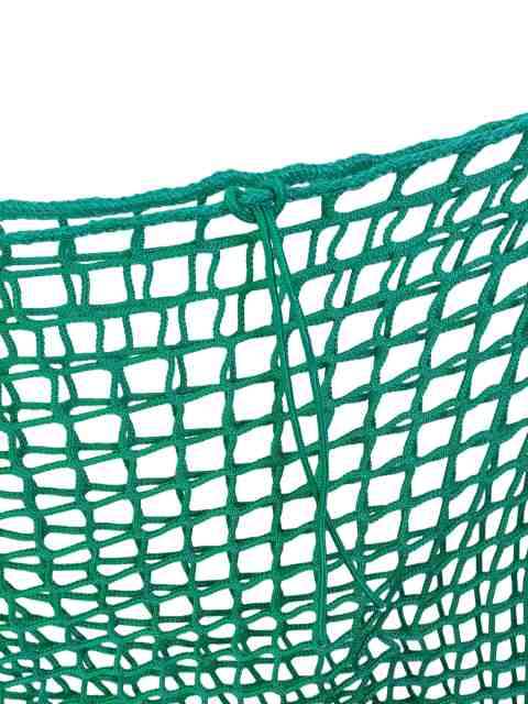 PP Slow Feeder Hay Nets for Horse Ingesting Hay Netting 4 ft X 3 ft Size with Hang Loops and Tie Rope in the Middle