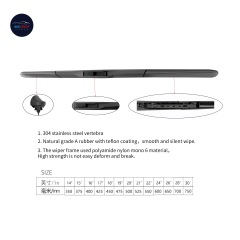 Hybrid wiper blade- H2 series