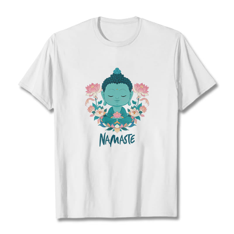NAMASTE mystic zen Lotus Meditation Tee T-shirt