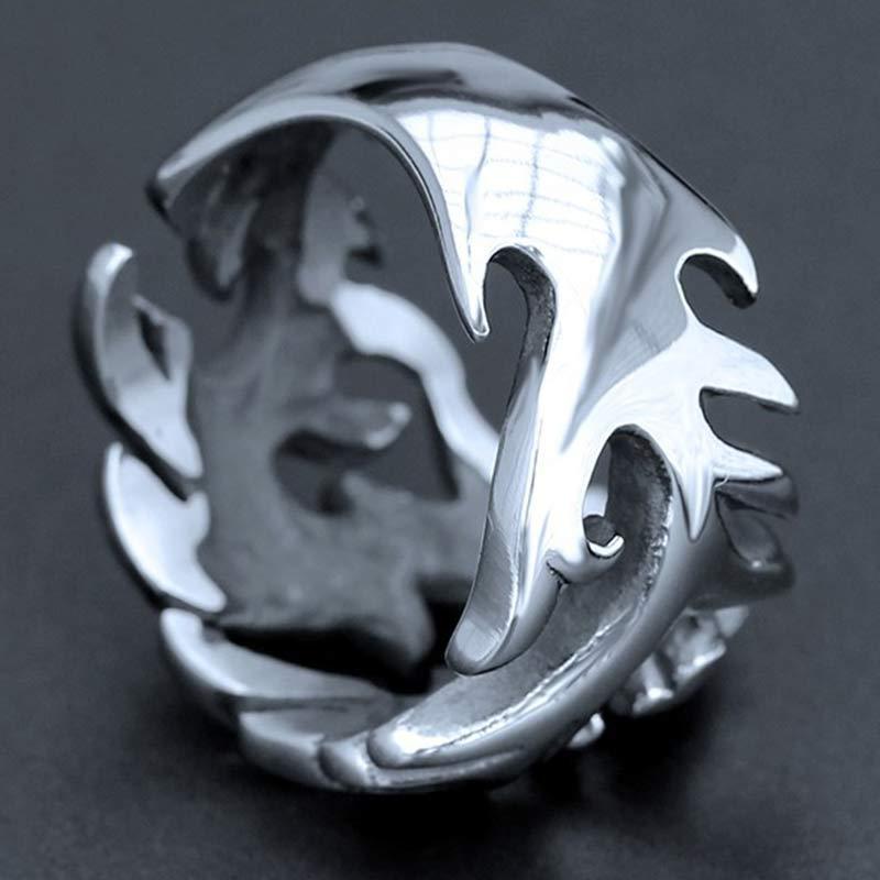 Dragon Pattern Protection Strength Adjustable Ring