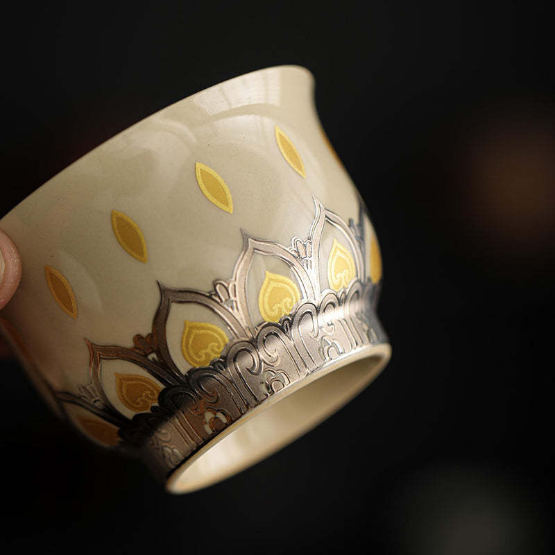 Dunhuang Color Thousand mystic zens Teacup Kung Fu Tea Cup 100ml