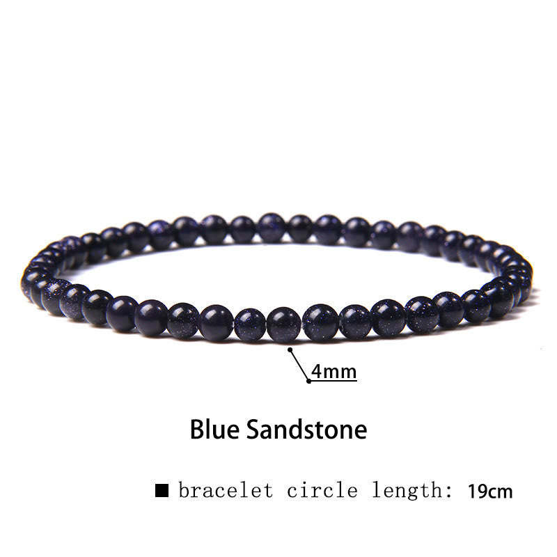4mm Various Stone Crystal Mini Beads Healing Bracelet