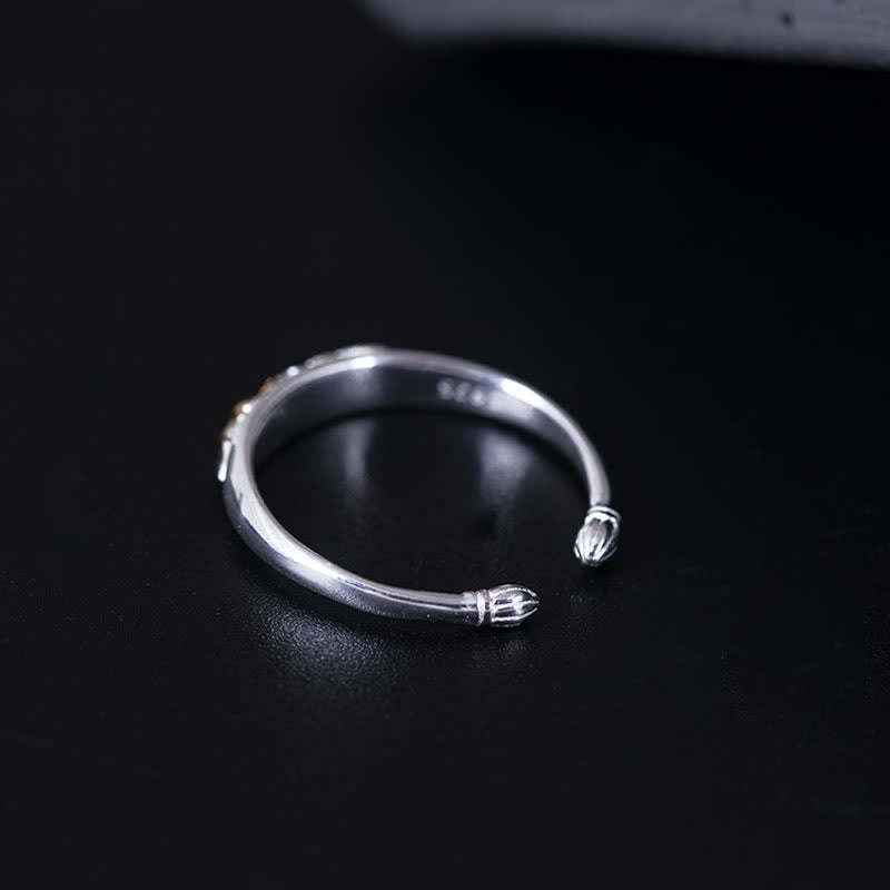 925 Sterling Silver Lotus Flower New Beginning Ring