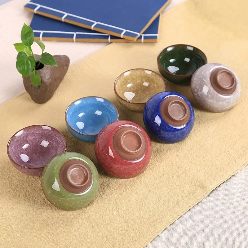 Cute Koi Fish Ceramic Teacup Kung Fu Tea Cup Bowl 45ml