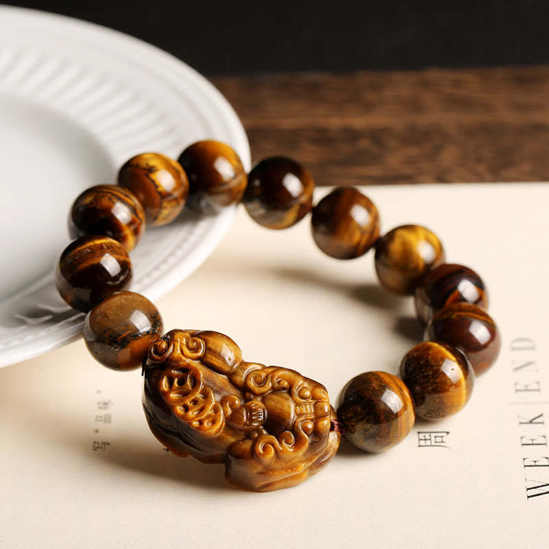 Natural Tiger Eye Wealth Bracelet