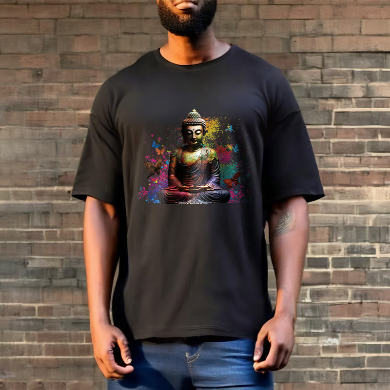 Colorful Butterfly Flying Meditation mystic zen Tee T-shirt
