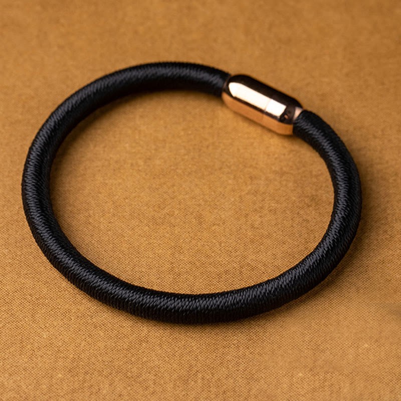 Tibetan Handmade King Kong Knot Protection Magnetic Buckle Braided Bracelet