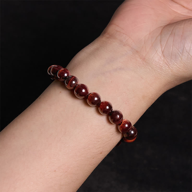 Natural Tiger Eye Healing Bead Bracelet