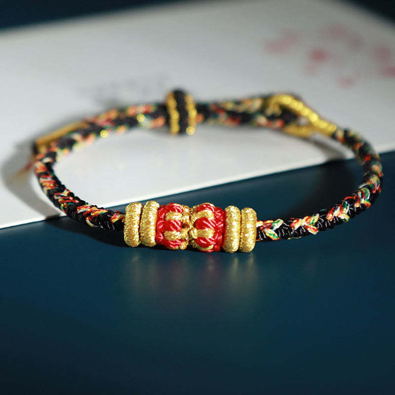 Chinese Zodiac Natal mystic zen Colorful Strings Luck Bracelet