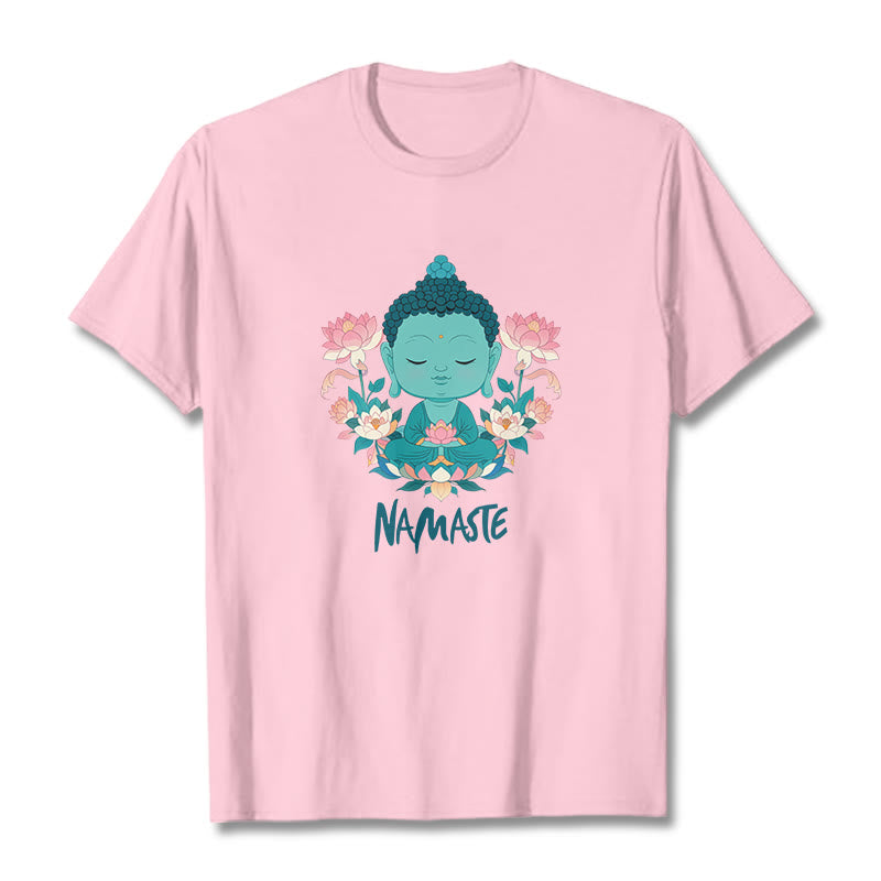 NAMASTE mystic zen Lotus Meditation Tee T-shirt