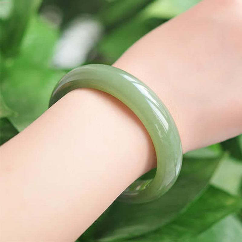 Jade Abundance Blessing Bangle Bracelet