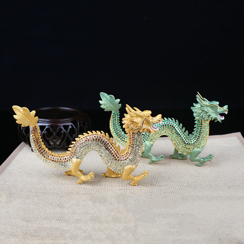 Handmade Feng Shui Dragon Luck Success Home Decoration