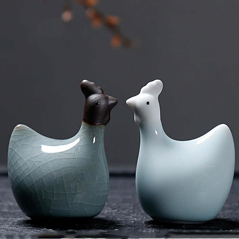 Chinese Zodiac Ceramic Tea Pet Home Decoration